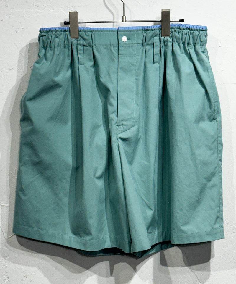 CURRENTAGE - OVERLAY SHORTS / GREEN 商品画像 - DB&BAR