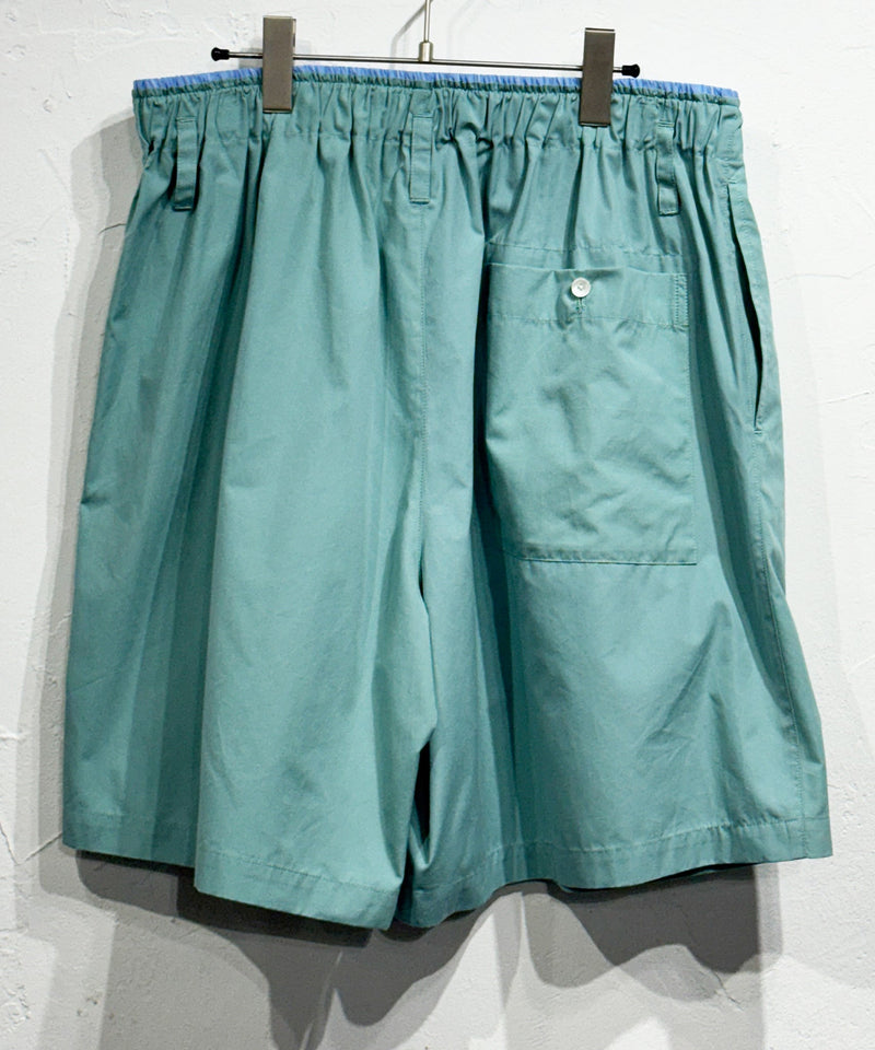 CURRENTAGE - OVERLAY SHORTS / GREEN 商品画像 - DB&BAR