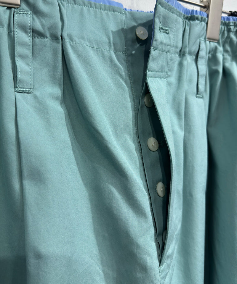 CURRENTAGE - OVERLAY SHORTS / GREEN 商品画像 - DB&BAR