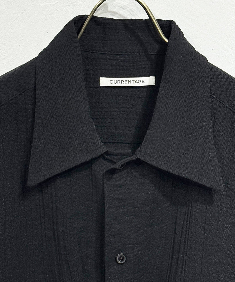 CURRENTAGE - SHEER WORK SHIRT / BLACK 商品画像 - DB&BAR