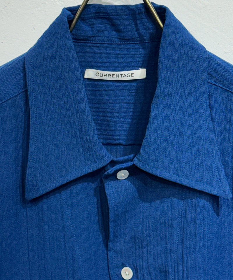 CURRENTAGE - SHEER WORK SHIRT / BLUE 商品画像 - DB&BAR