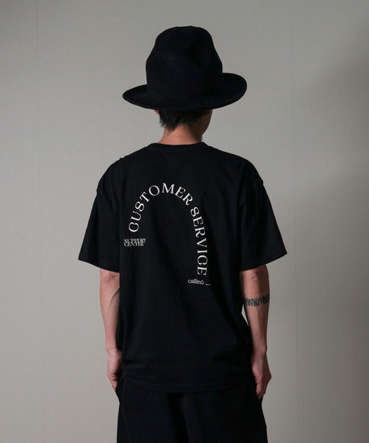 CUSTOMER SERVICE × Guidance - Tee - BLACK×OFF WHITE - DB&BAR