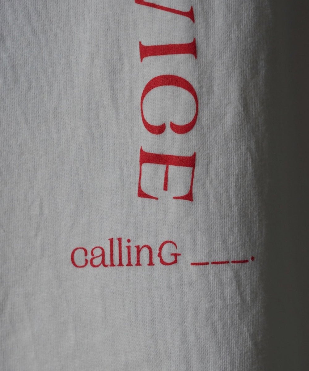 CUSTOMER SERVICE × Guidance - Tee - WHITE×RED - DB&BAR