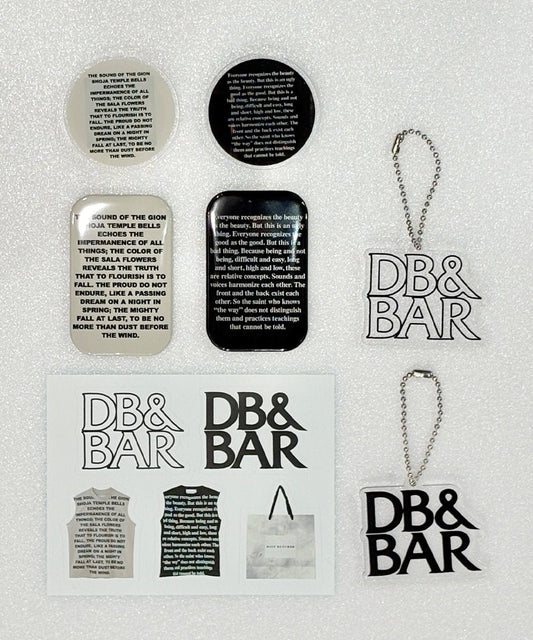 【数量限定】DB&BAR CAPSULE TOY REGULAR SET - DB&BAR