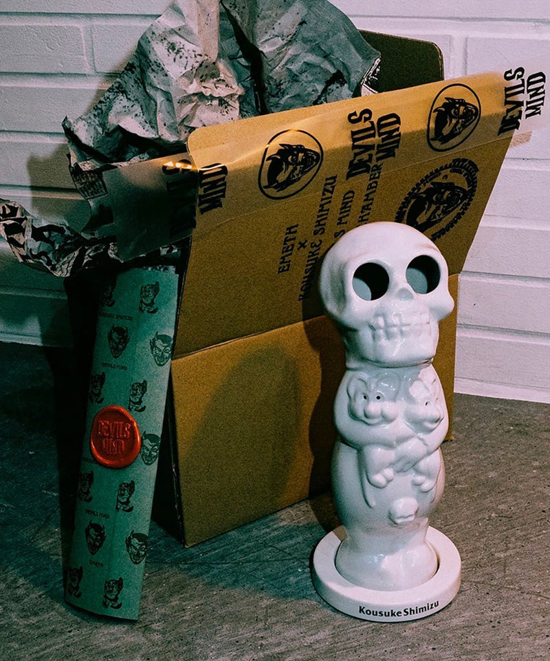 DB&BAR限定SET emeth × KOUSUKE SHIMIZU - DEVILS MIND INCENSE CHAMBER WHITE - DB&BAR