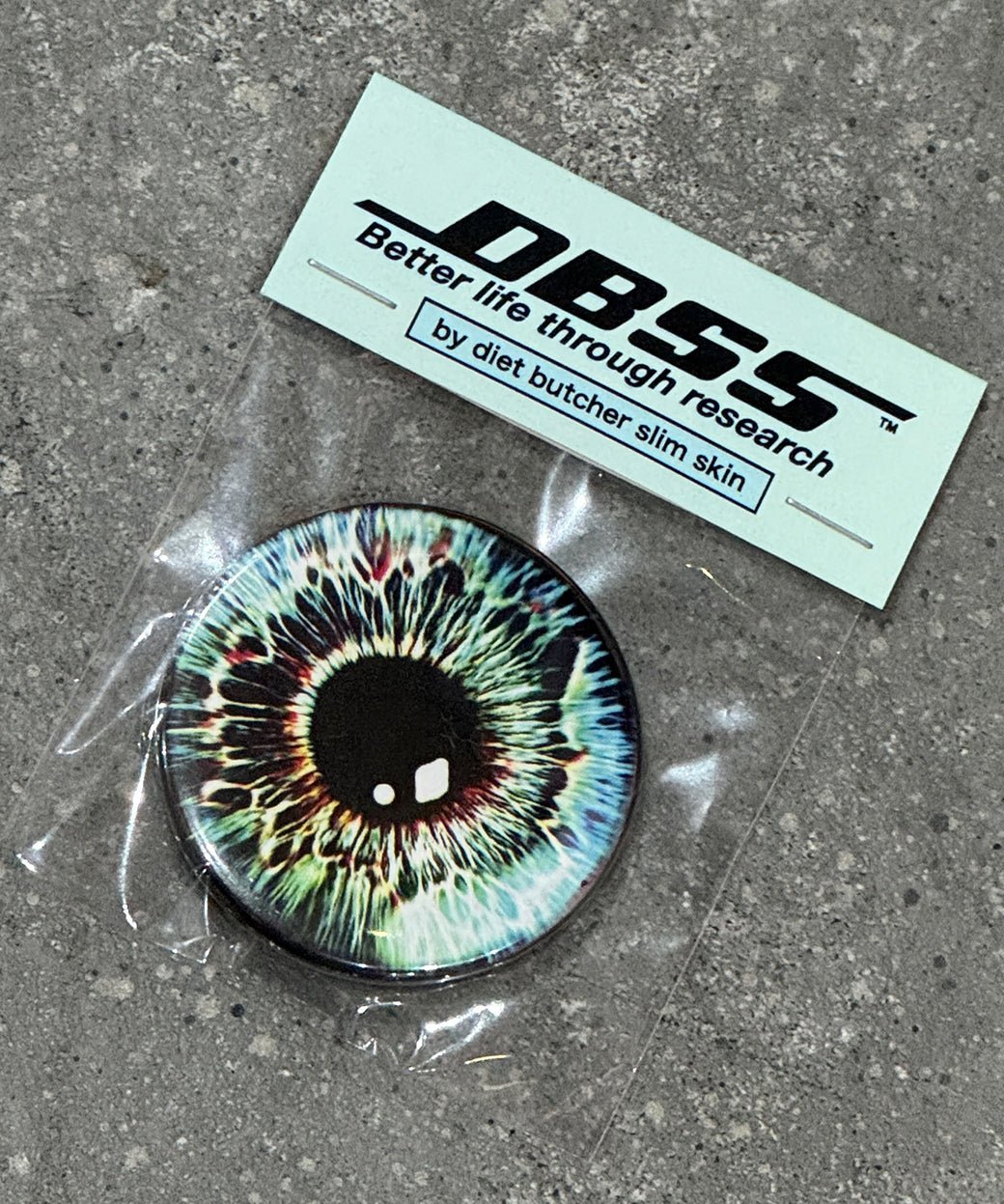 DIET BUTCHER SLIM SKIN - 3rd EYE BALL ZERO FIELD BADGE / BLACK 商品画像 - DB&BAR