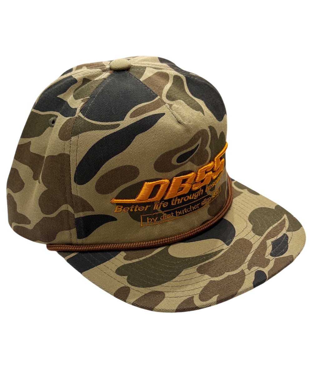 DIET BUTCHER SLIM SKIN - DBSS CAMO CAP / KHAKI - ORANGE - DB&BAR