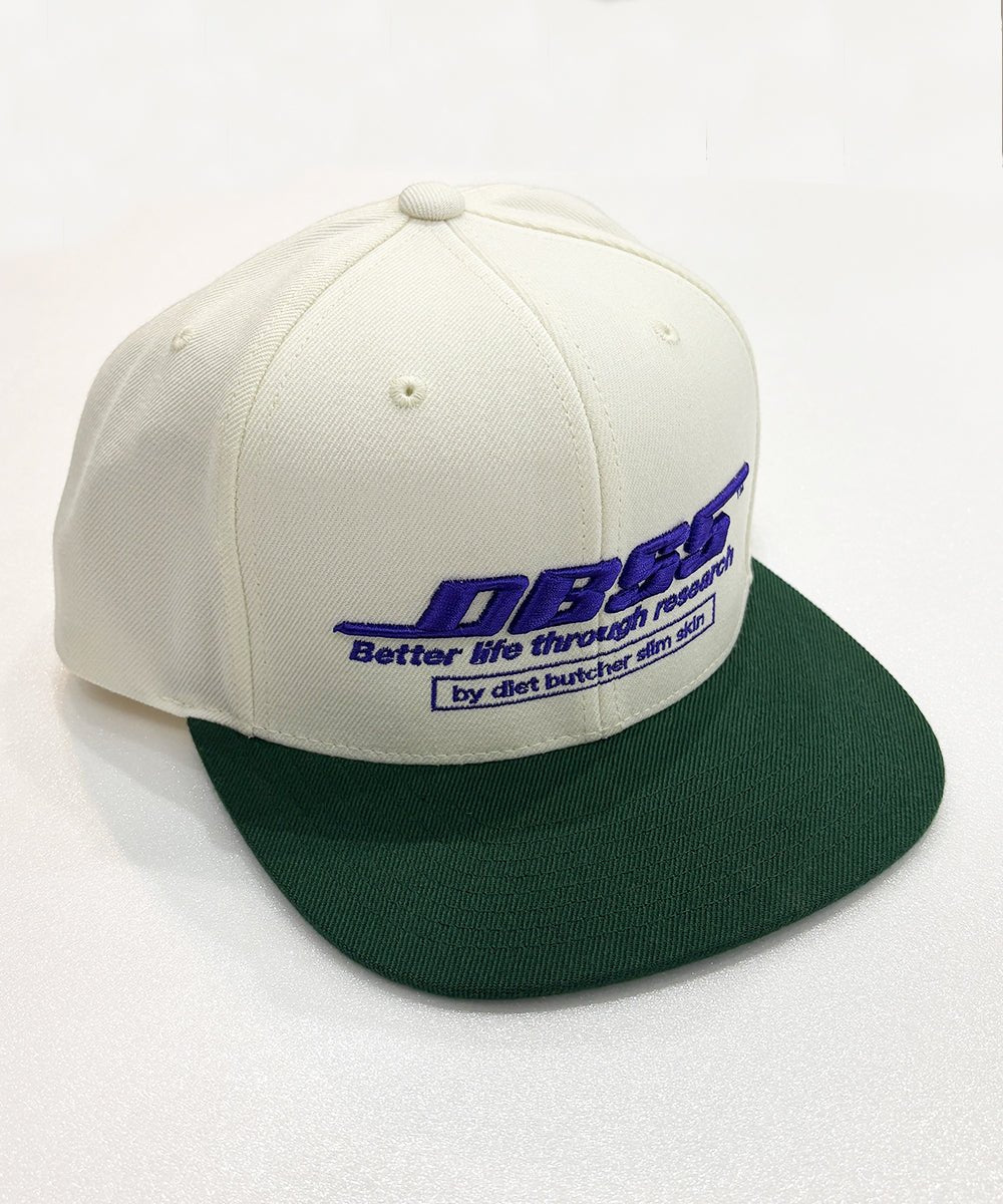 DIET BUTCHER SLIM SKIN - DBSS CAP / CREAM×GREEN 商品画像 - DB&BAR