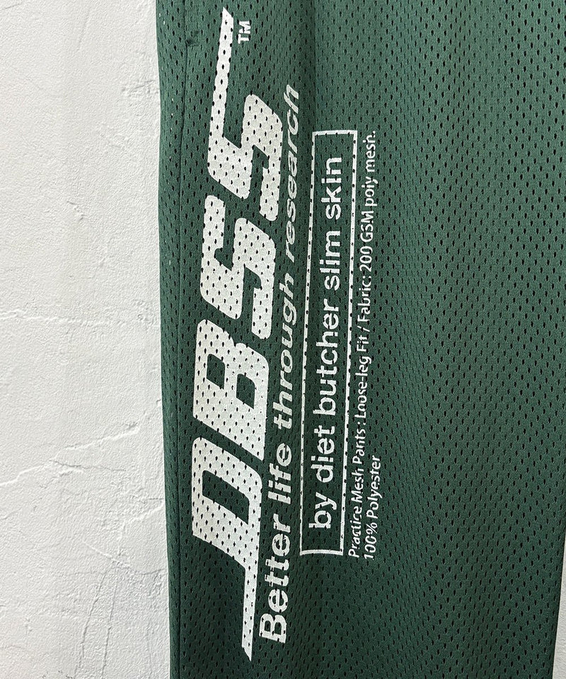 DIET BUTCHER SLIM SKIN - DBSS MESH PANTS / GREEN 商品画像 - DB&BAR