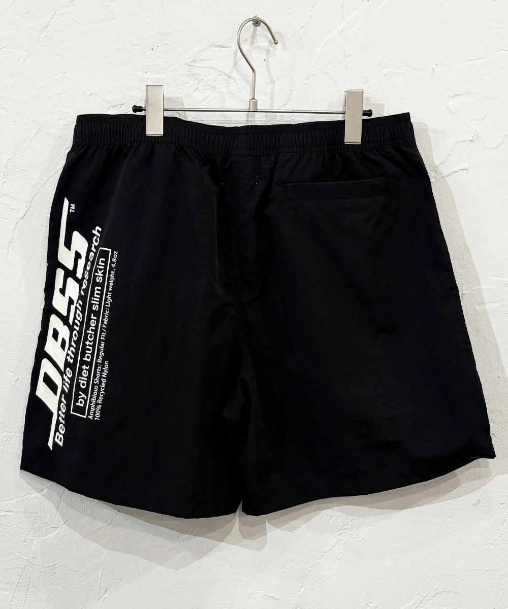 DIET BUTCHER SLIM SKIN - DBSS SWIM SHORTS / BLACK 商品画像 - DB&BAR