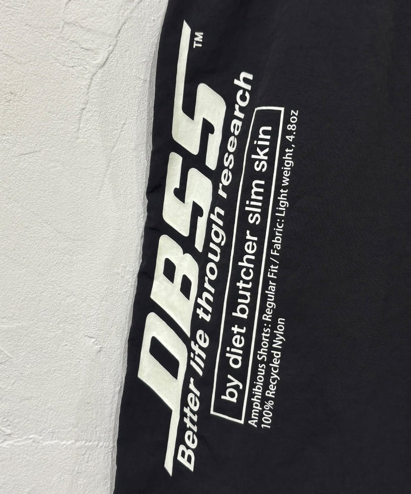 DIET BUTCHER SLIM SKIN - DBSS SWIM SHORTS / BLACK 商品画像 - DB&BAR