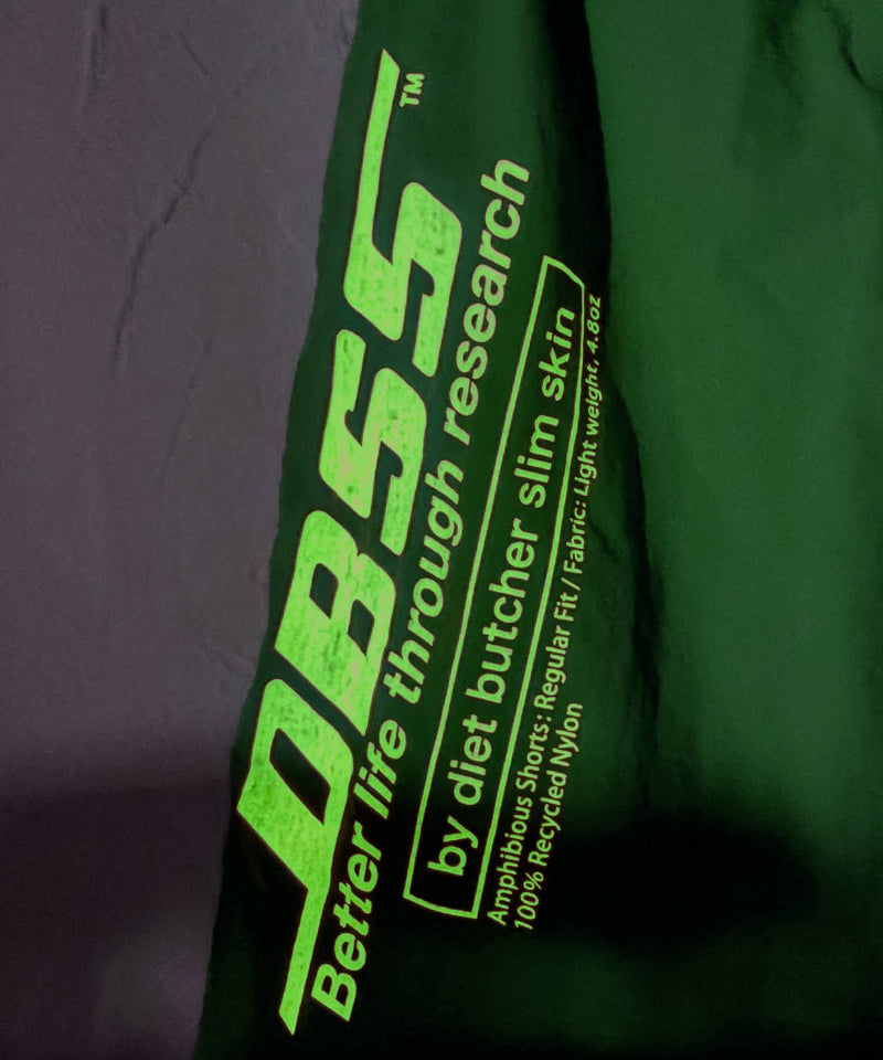 DIET BUTCHER SLIM SKIN - DBSS SWIM SHORTS / LIME 商品画像 - DB&BAR