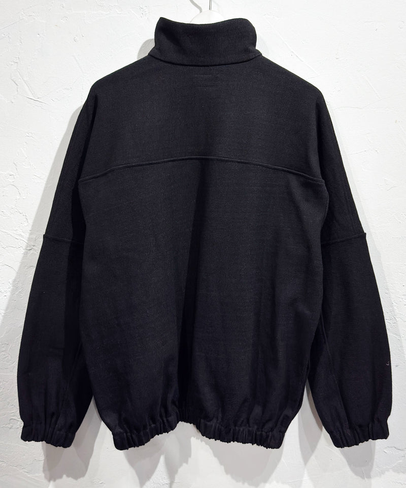 DIET BUTCHER SLIM SKIN - NEO CLASSIC JERSEY HALF ZIP / BLACK - DB&BAR