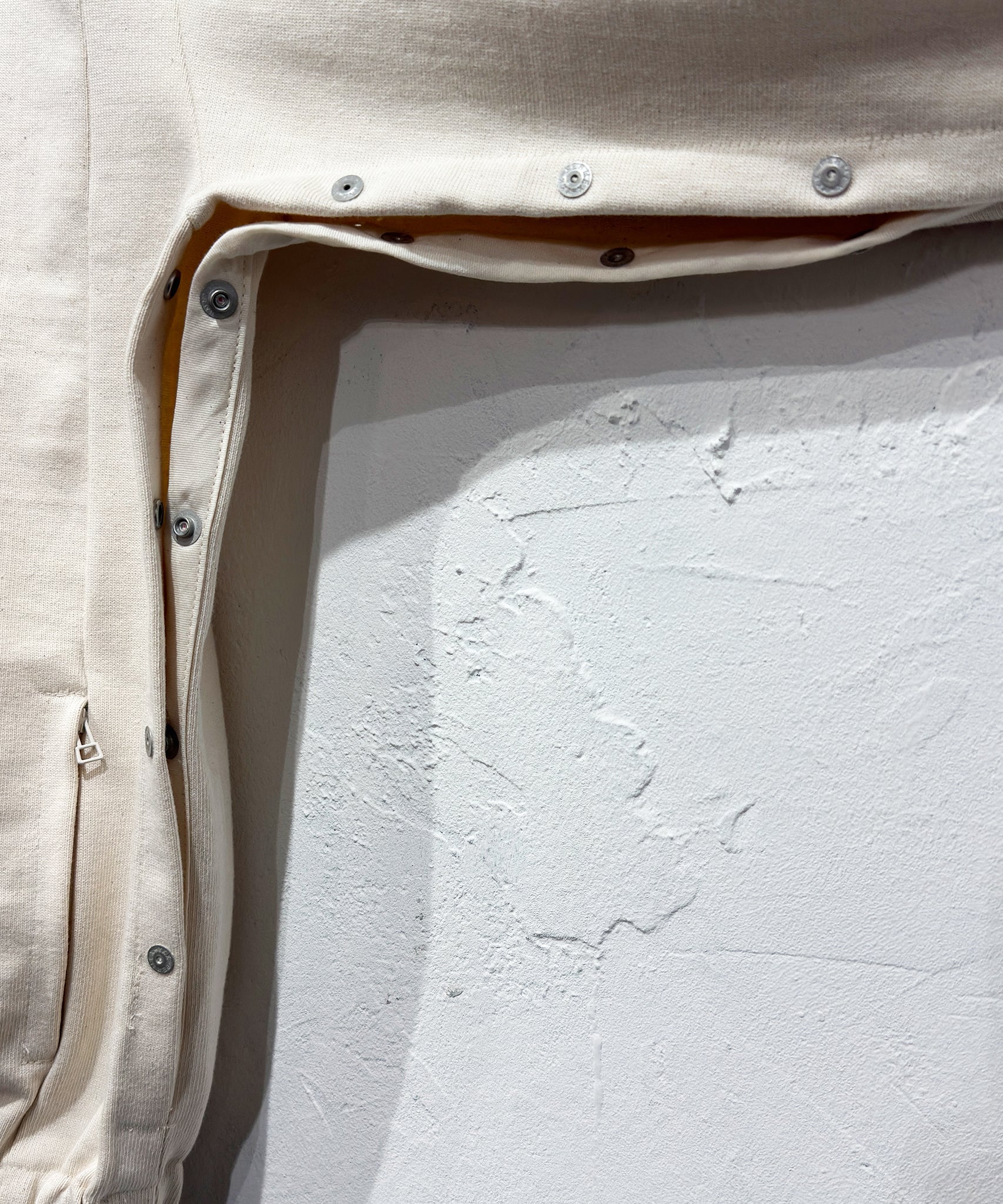 DIET BUTCHER SLIM SKIN - NEO CLASSIC JERSEY HALF ZIP / NATURAL - DB&BAR