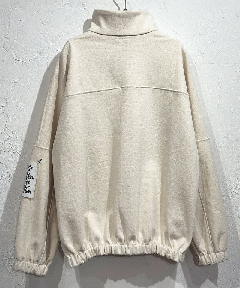 DIET BUTCHER SLIM SKIN - NEO CLASSIC JERSEY HALF ZIP / NATURAL - DB&BAR