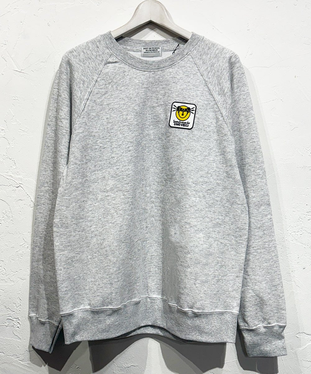 DIET BUTCHER SLIM SKIN - RADIAL SWEAT / HEATHER GRAY 商品画像 - DB&BAR