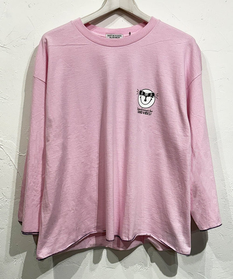 DIET BUTCHER SLIM SKIN - SINE WAVE LS / LIGHT PINK 商品画像 - DB&BAR