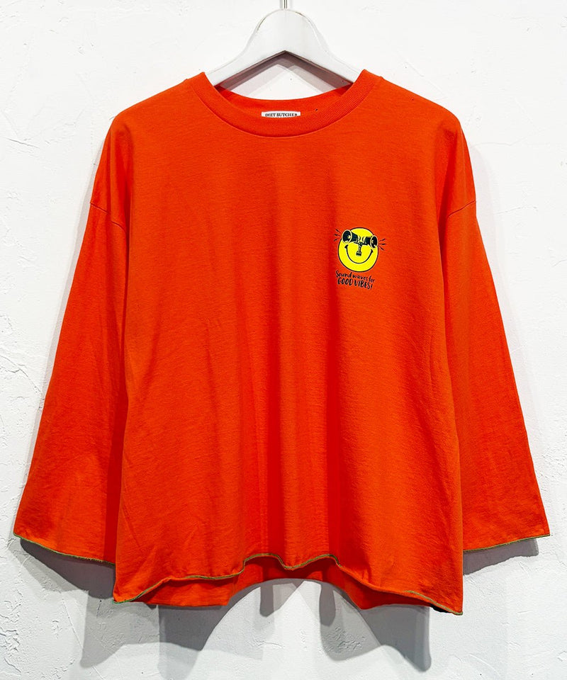 DIET BUTCHER SLIM SKIN - SINE WAVE LS / ORANGE 商品画像 - DB&BAR