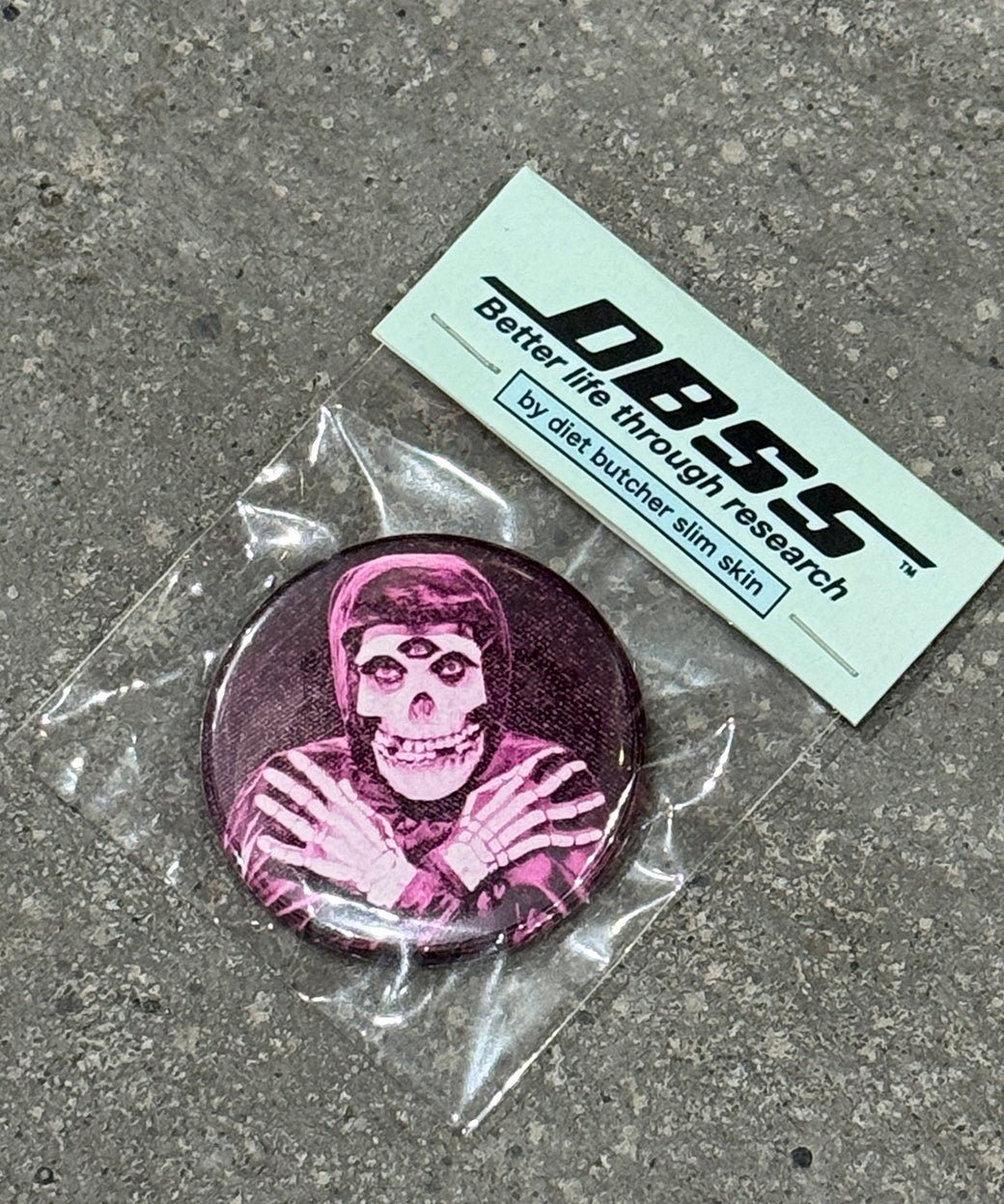 DIET BUTCHER SLIM SKIN - SOCIAL MISSFITS ZERO FIELD BADGE / PINK 商品画像 - DB&BAR