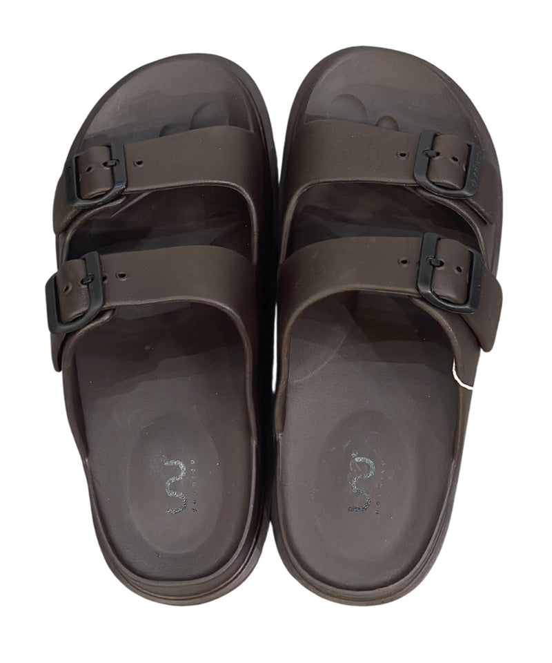 doubleu - SLIDE BUCKLE / BROWN 商品画像 - DB&BAR