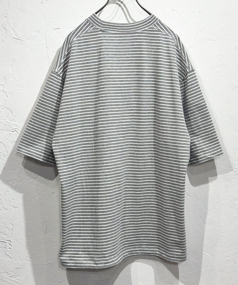 ES.1 - BORDER SS T - SHIRTS / GRAY BORDER 商品画像 - DB&BAR