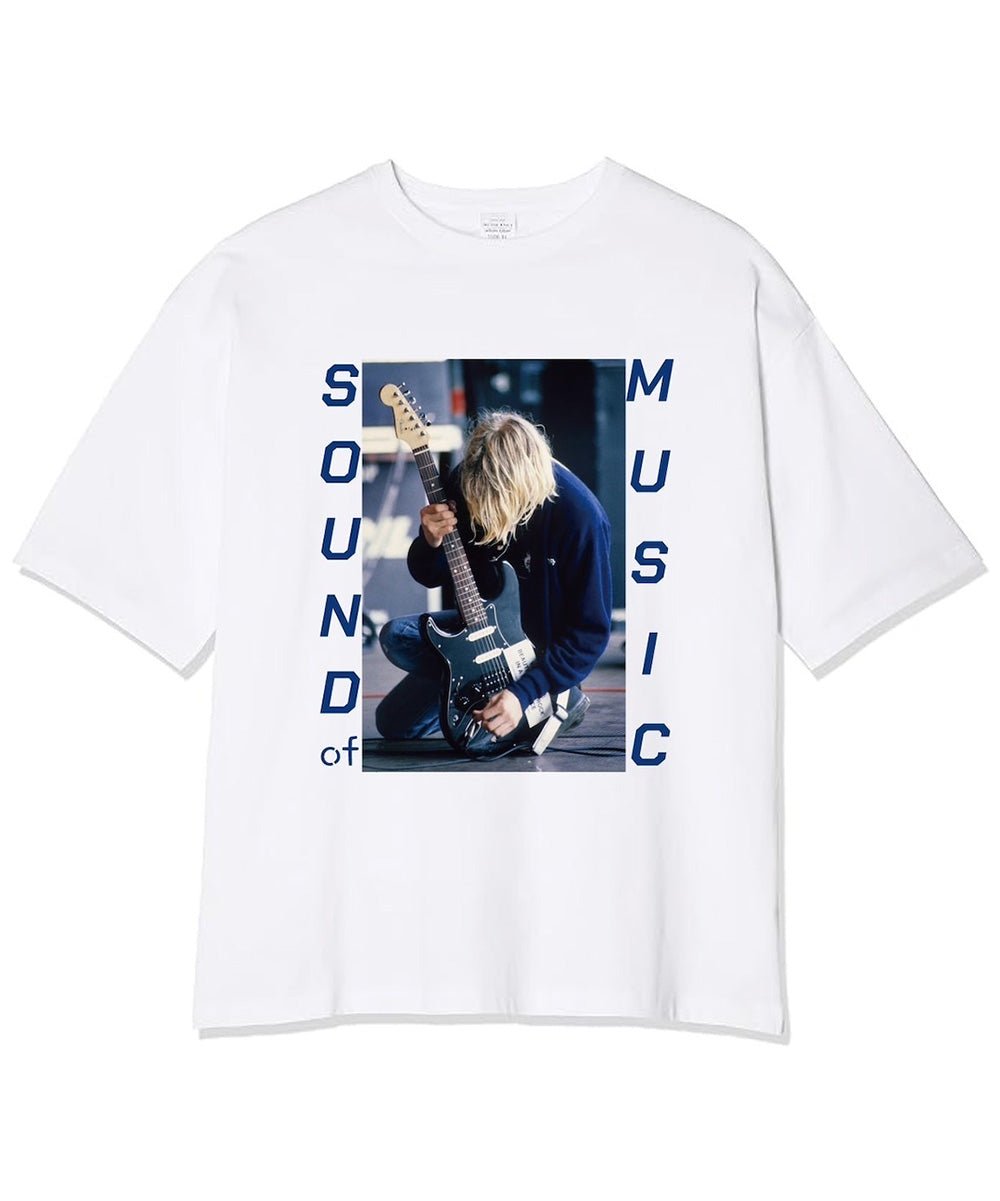 Guidance - 【COLOR】SOUND of MUSIC - Tee - WHITE - DB&BAR