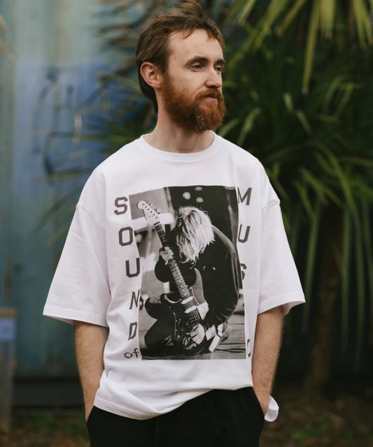 Guidance - 【MONO】SOUND of MUSIC - Tee - WHITE - DB&BAR
