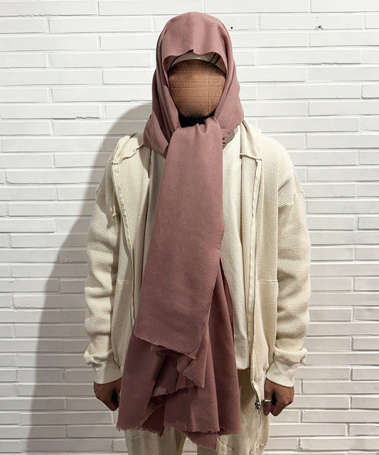 HAND WOVEN STOLE - Wool PINK - DB&BAR