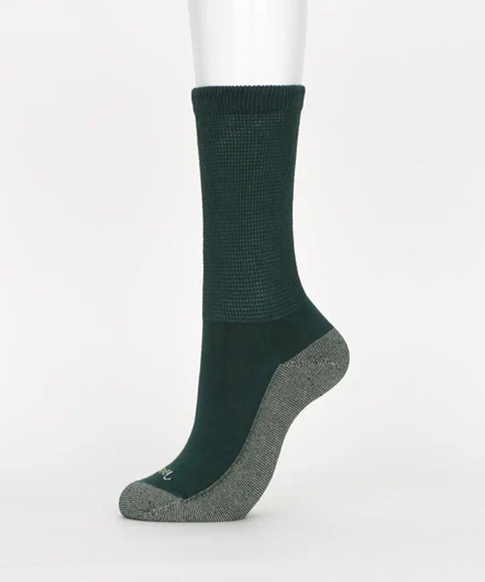 ja - vie - COPPER NON - BINDING CUSHION RELAXED FIT SOCKS / GREEN 商品画像 - DB&BAR