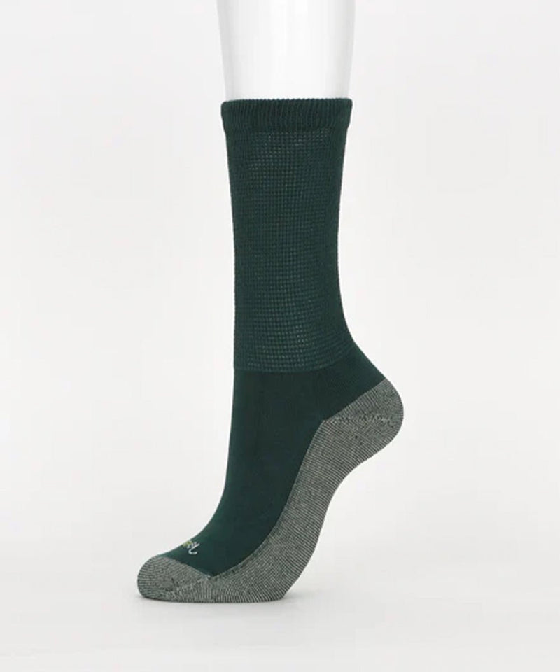 ja - vie - COPPER NON - BINDING CUSHION RELAXED FIT SOCKS / GREEN 商品画像 - DB&BAR