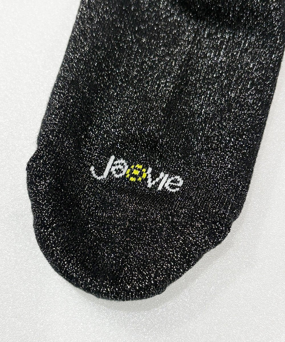 ja - vie - PIMA COTTON EVERYDAY COMPRESSION SOCKS / BLACK GLITTER 商品画像 - DB&BAR