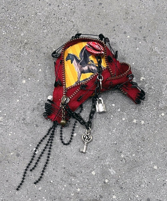 KIPSSO Koki Kitaura ATTITUDE BADGE for DB&BAR - griffin yellow - DB&BAR