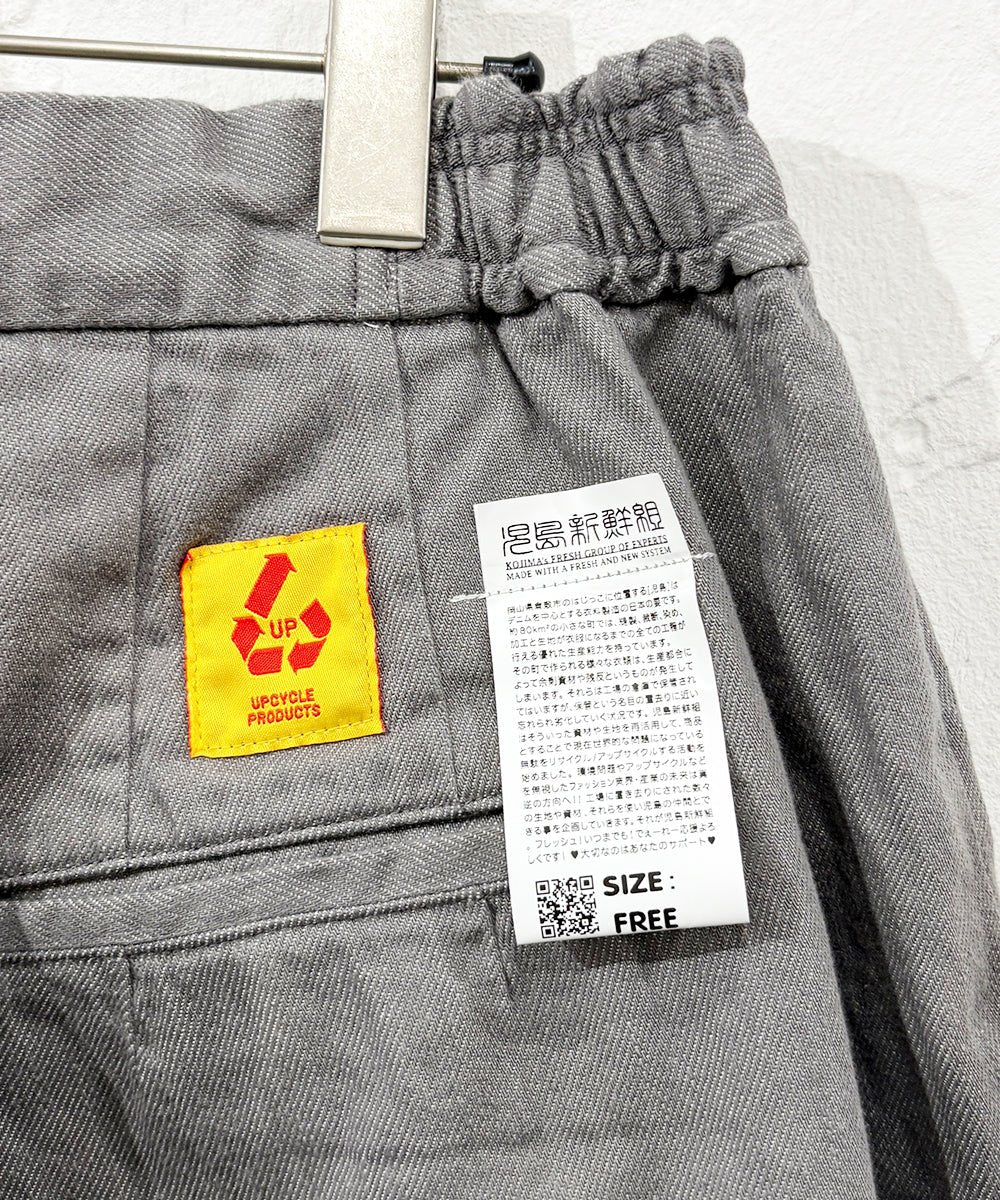 児島新鮮組 [KOJIMA SHINSENGUMI] - BIG BULB GRAY DENIM - DB&BAR