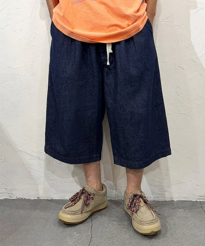 児島新鮮組 [KOJIMA SHINSENGUMI] - BIG BULB SHORTS / INDIGO 商品画像 - DB&BAR