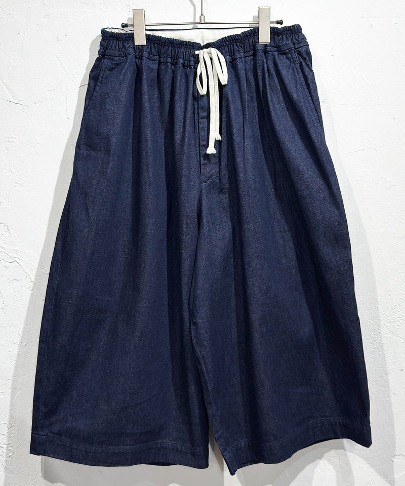 児島新鮮組 [KOJIMA SHINSENGUMI] - BIG BULB SHORTS / INDIGO 商品画像 - DB&BAR