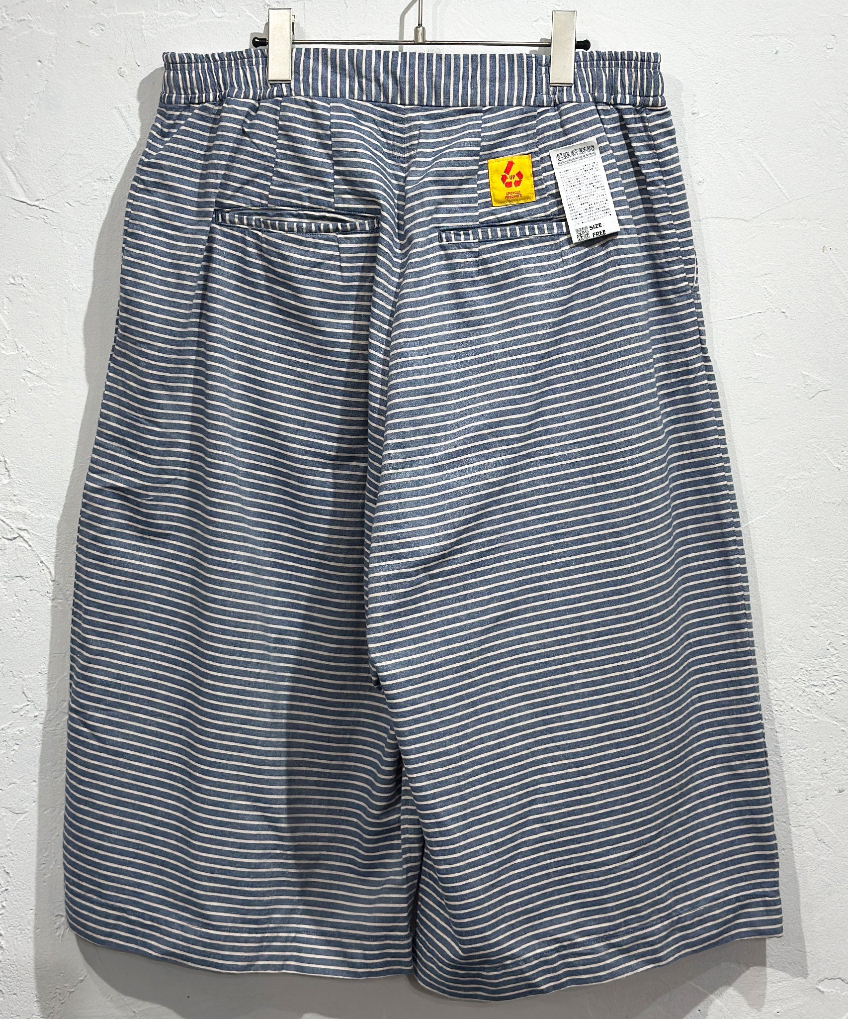 児島新鮮組 BIG SHORTS BLUE LINEN 児島新鮮組 [KOJIMA SHINSENGUMI