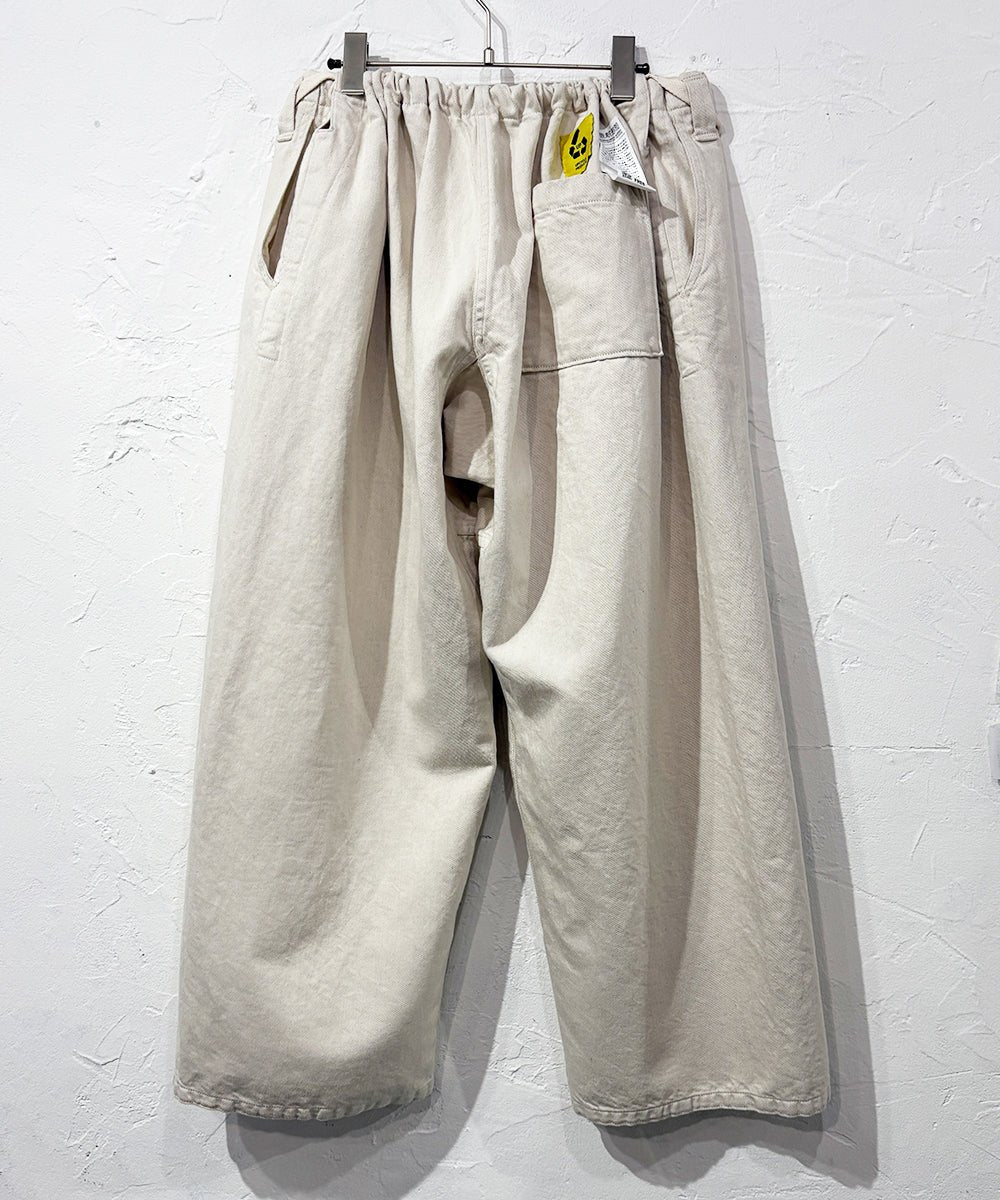 児島新鮮組 [KOJIMA SHINSENGUMI] - JU - DO PANTS OFF WHITE - DB&BAR