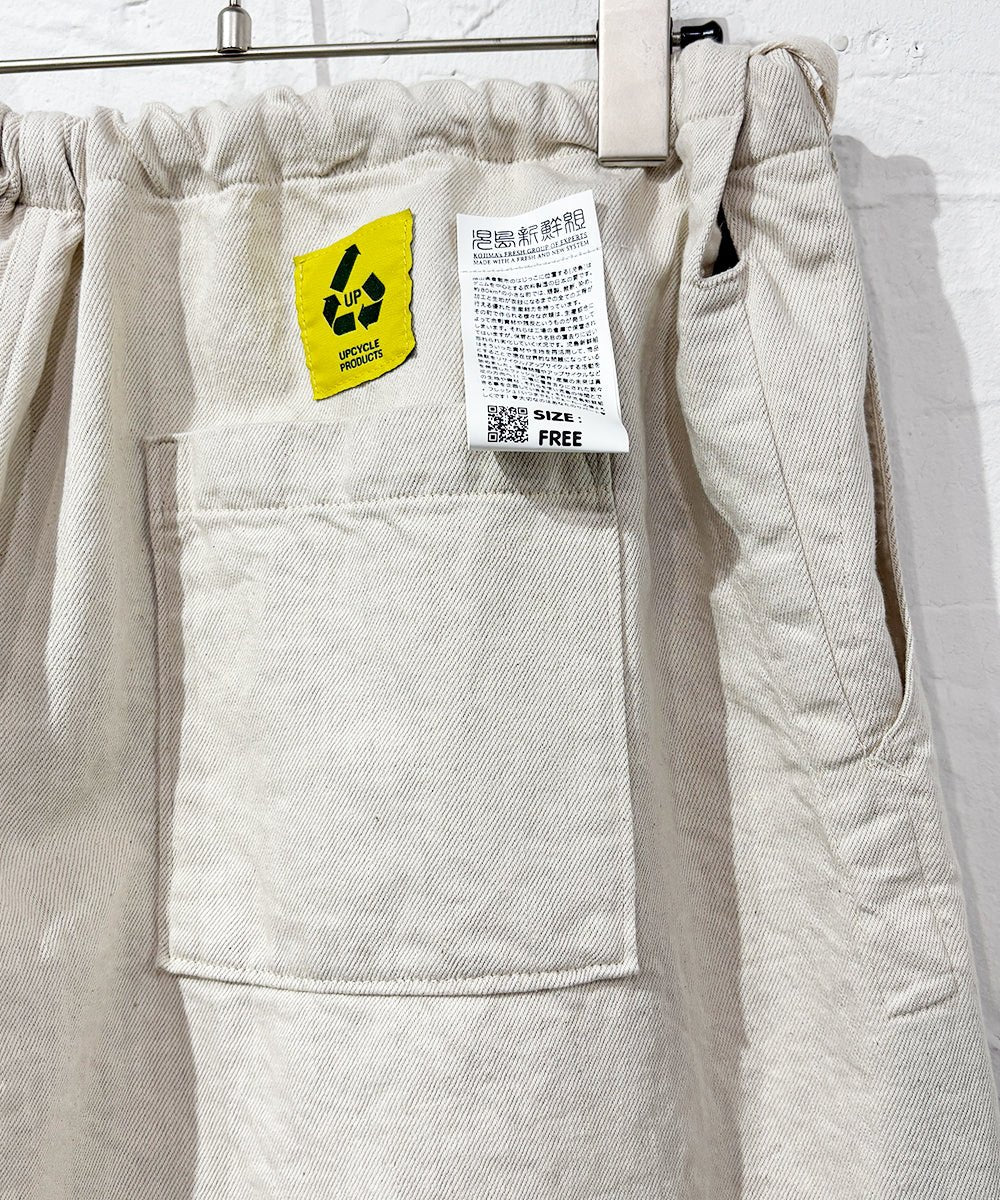 児島新鮮組 [KOJIMA SHINSENGUMI] - JU - DO PANTS OFF WHITE - DB&BAR