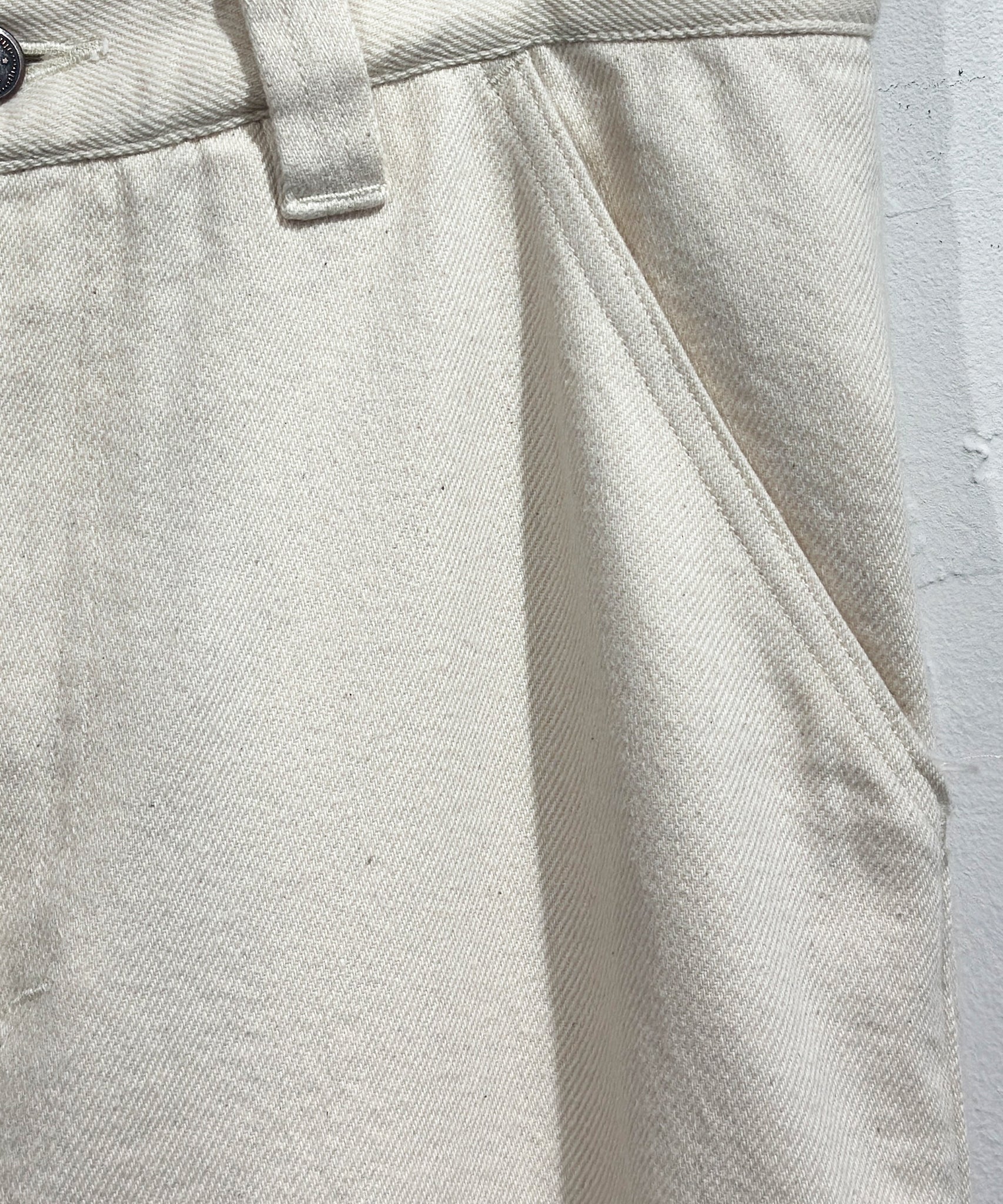 児島新鮮組 [KOJIMA SHINSENGUMI] - PARALLAX 5P JEANS / NATURAL - DB&BAR