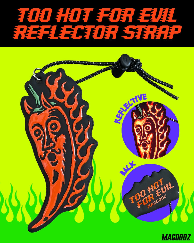 MAGOODZ 🔯 魔具ッZ - TOO HOT FOR EVIL 【Reflector Strap】 商品画像 - DB&BAR