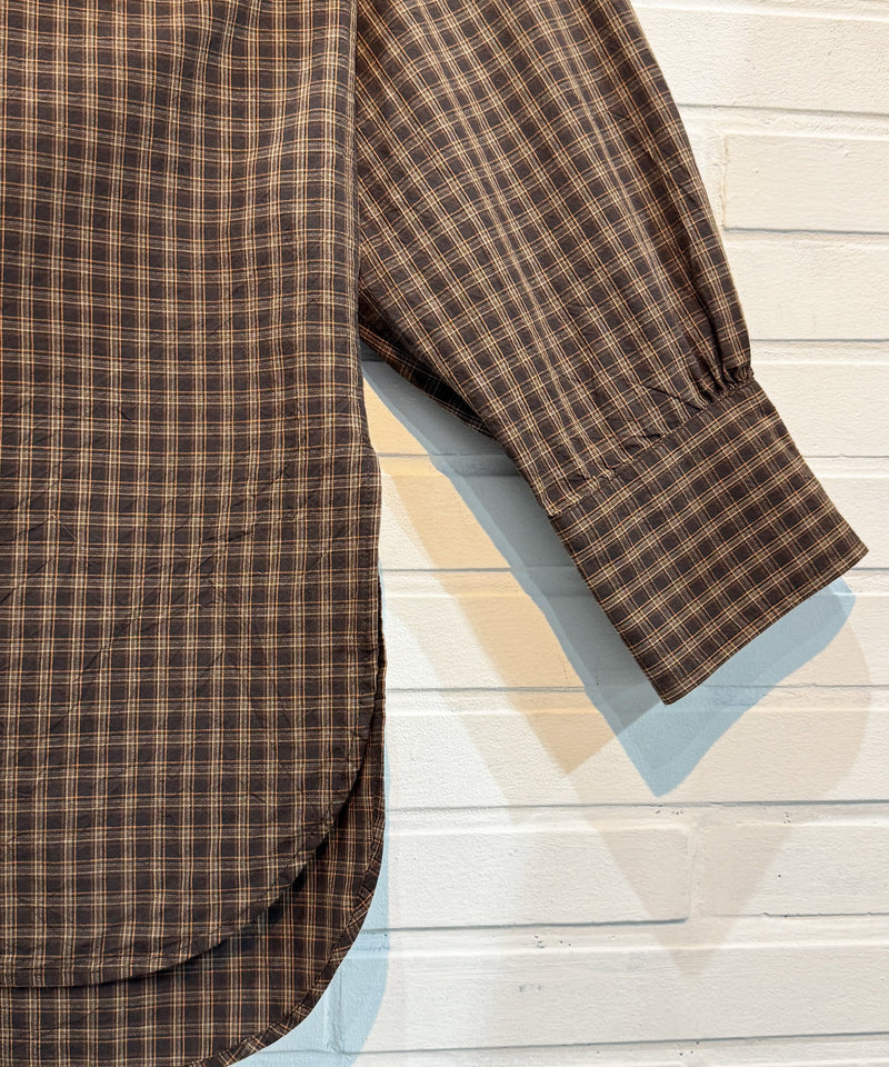 Marvine Pontiak Shirt Makers - New Order Shirts / BROWN CHECK 商品画像 - DB&BAR