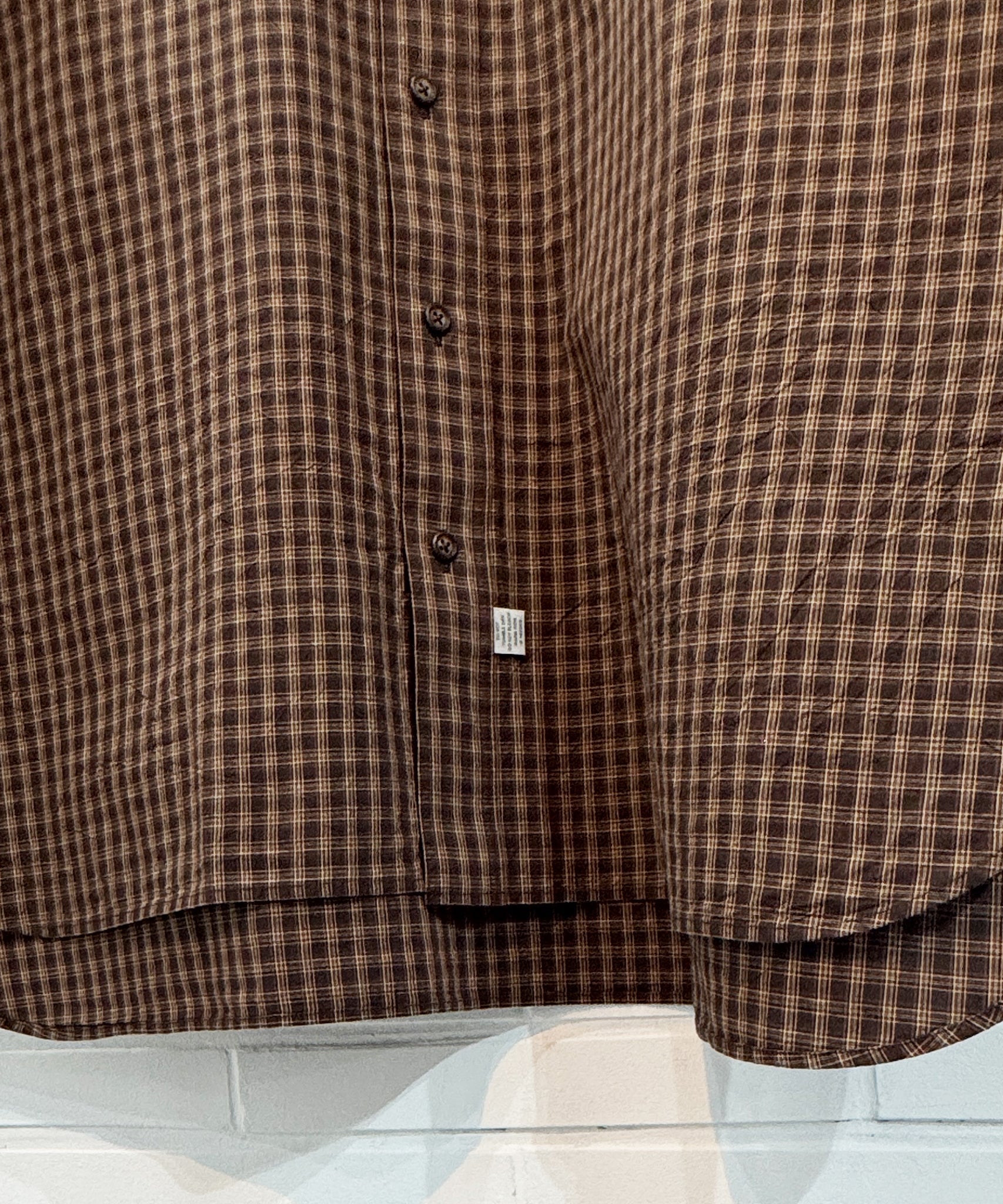 Marvine Pontiak Shirt Makers - New Order Shirts / BROWN CHECK 商品画像 - DB&BAR
