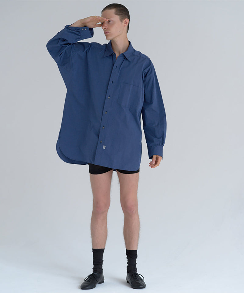Marvine Pontiak Shirt Makers - New Order Shirts / NAVY BLUE 商品画像 - DB&BAR