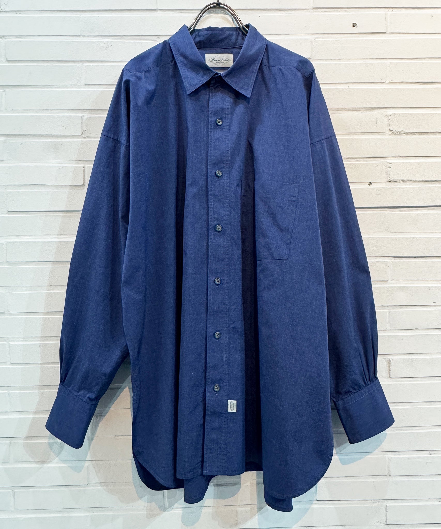 Marvine Pontiak Shirt Makers - New Order Shirts / NAVY BLUE 商品画像 - DB&BAR