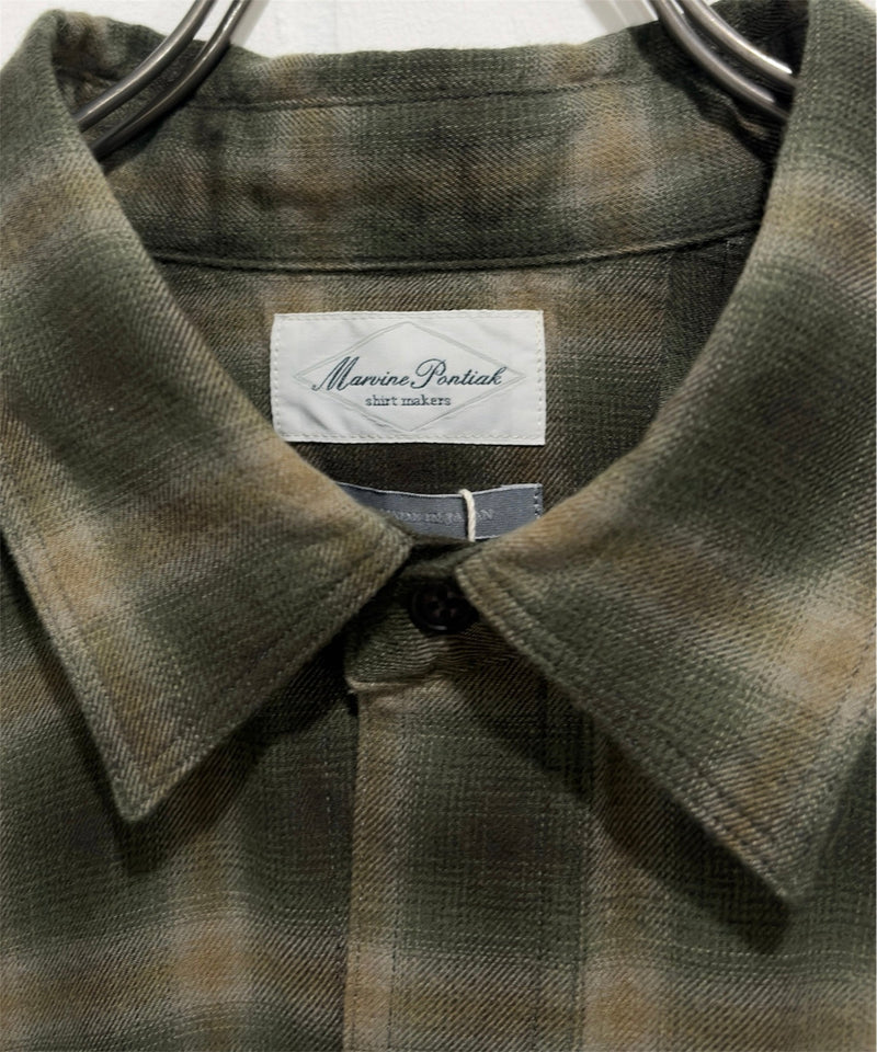 Marvine Pontiak Shirt Makers - New Order Shirts / OLIVE OMBRE 商品画像 - DB&BAR