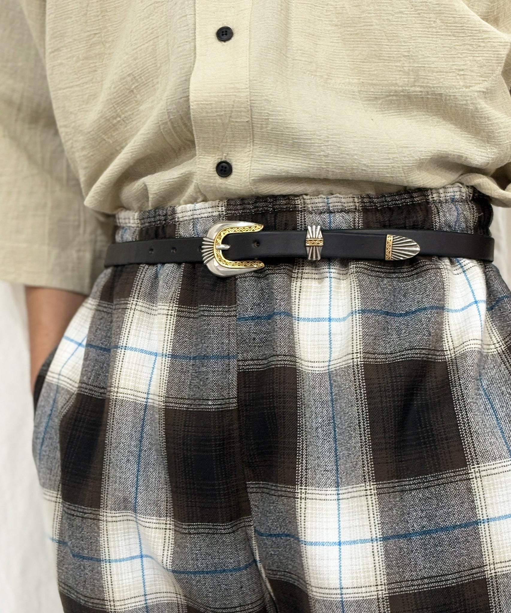 MOONSHINE LEATHER - DEL RIO 3/4” BELT - DB&BAR