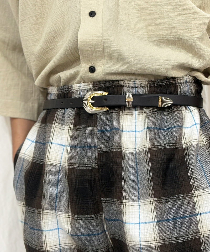 MOONSHINE LEATHER - DEL RIO 3/4” BELT - DB&BAR
