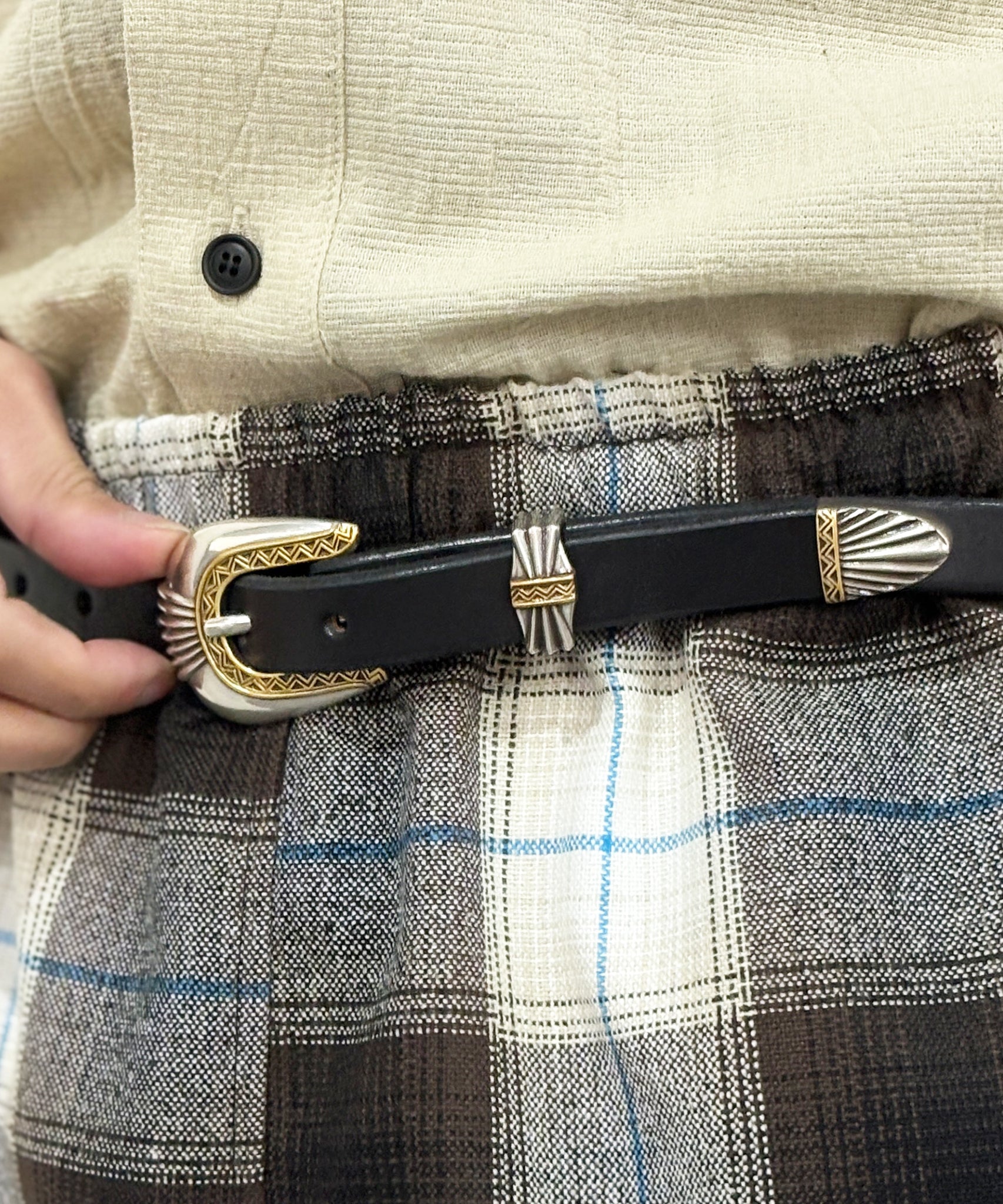 MOONSHINE LEATHER - DEL RIO 3/4” BELT - DB&BAR