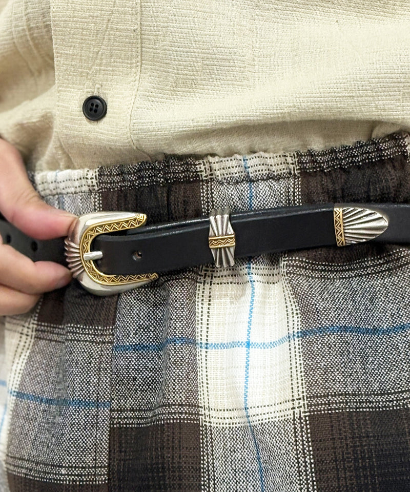 MOONSHINE LEATHER - DEL RIO 3/4” BELT - DB&BAR