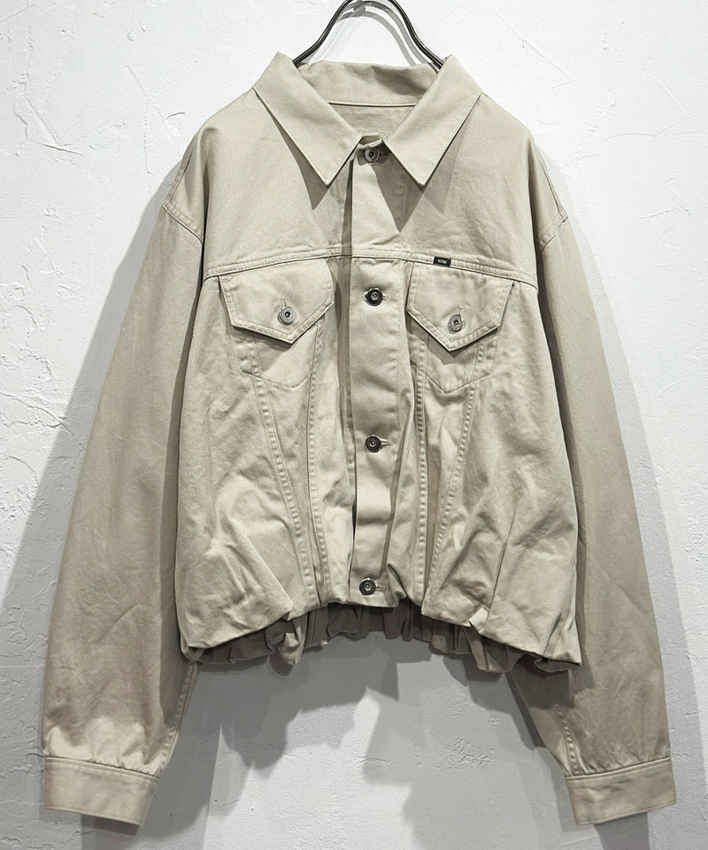 NAM - ACCORDION JACKET / KATSURAGI BEIGE - DB&BAR